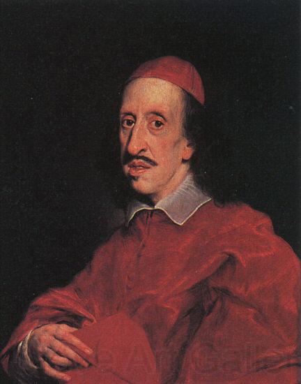 Giovanni Battista Gaulli Called Baccicio Portrait of Cardinal Leopoldo de' Medici Norge oil painting art